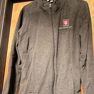 Port Authority Gray Ladies Full-Zip Jacket